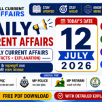 12 July 2026 mp current affairs in hindi with Explanation | MPPSC, MPESB, MP Police