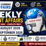 Weekly MP Current Affairs in Hindi 31 August to 06 September 2026
